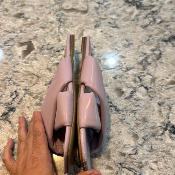 Steve Madden | Cross Strap Mayra Padded Slide Sandals in Lilac Size 6 - Picture 7 of 12